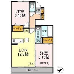 八幡宿駅 徒歩15分 1階の物件間取画像